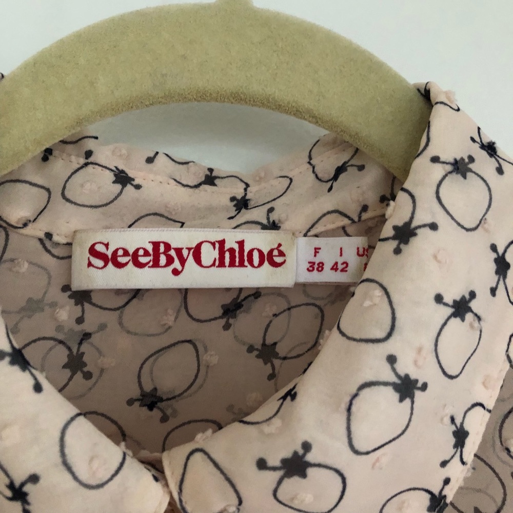 See by Chloe blouse with tank